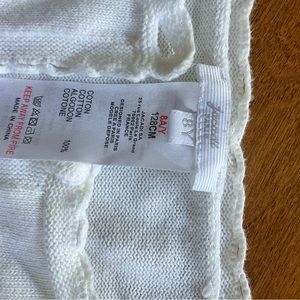 Jacadi 8Y girls white sweater